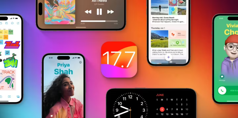 宾阳苹果手机维修分享苹果 iOS / iPadOS 17.7.1 正式版推送 